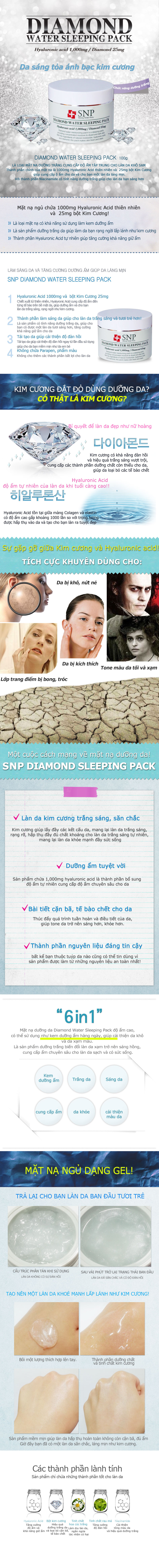 SNP DIAMOND WATER SLEEPING PACK